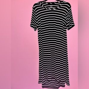 Market&Spruce Stripe Dress Back CutOut
